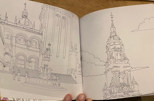 Santiago de Compostela Colouring book