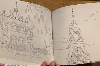 Santiago de Compostela Colouring book