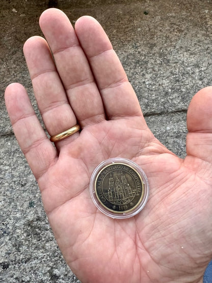 Camino Coin/Medal (Dark shell & Cathedral)
