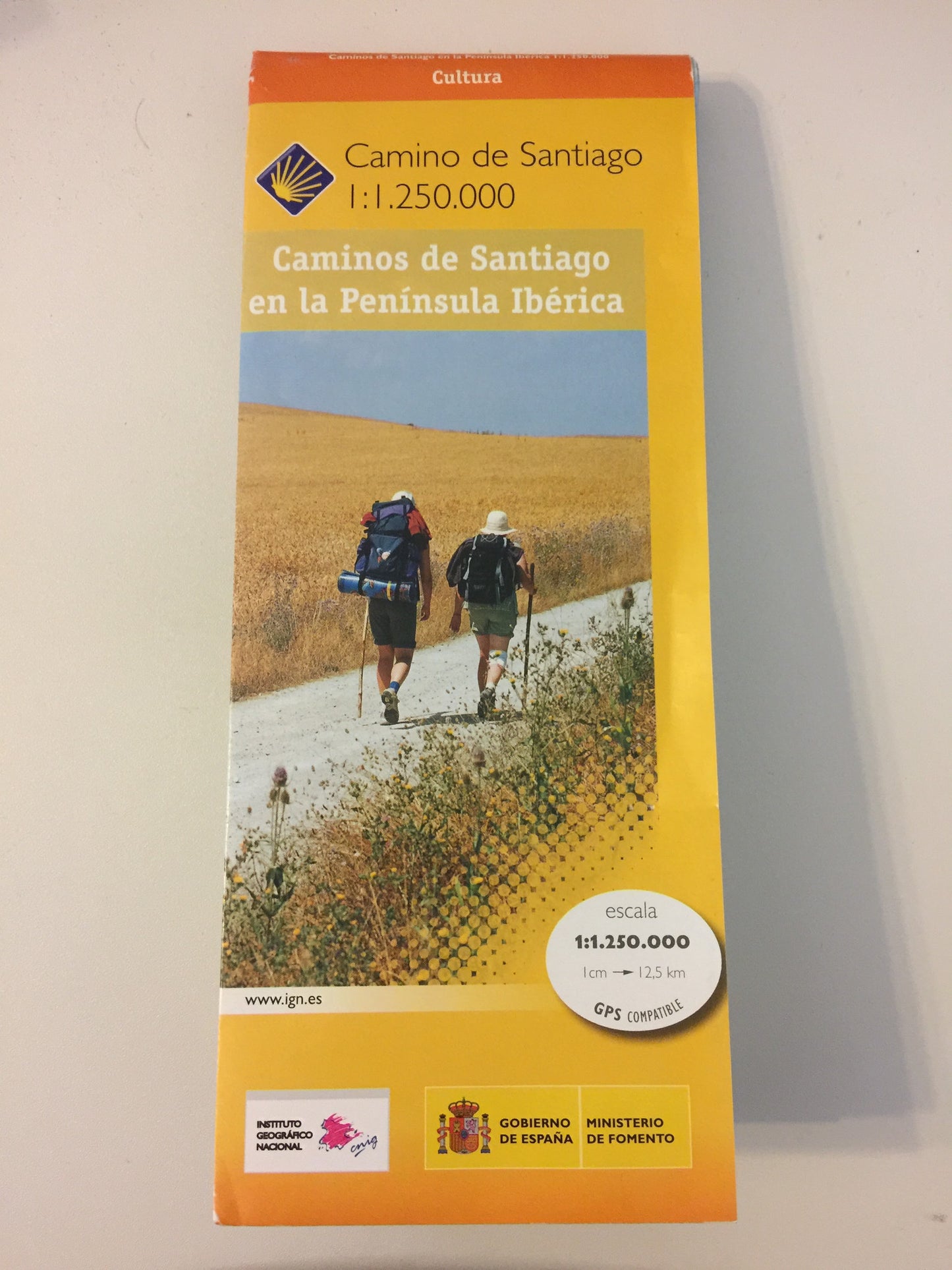 Camino de Santiago Map (1:1.250.000)