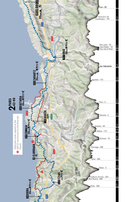 A Camino del Norte Guide from Irun to Santiago (W/FREE Passport)