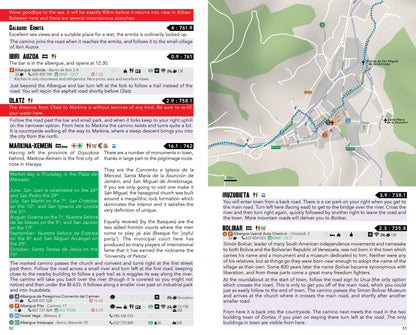 A Camino del Norte Guide from Irun to Santiago (W/FREE Passport)