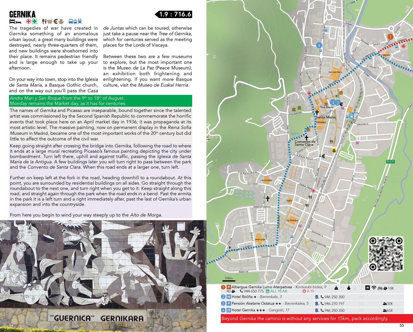 A Camino del Norte Guide from Irun to Santiago (W/FREE Passport)