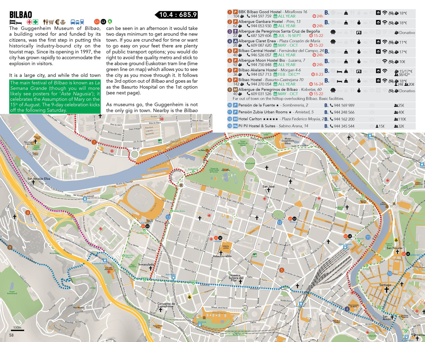 A Camino del Norte Guide from Irun to Santiago (W/FREE Passport)