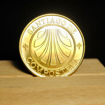 Camino Coin/Medal (Gold color shell & Saint)