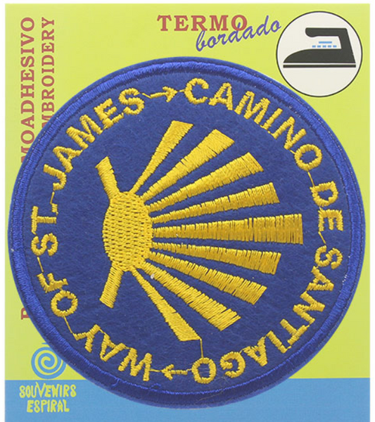 Way of Saint James round shell badge