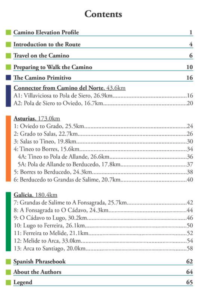 2023 edition: Camino Primitivo Village to Village Guide)(W/FREE Passport)