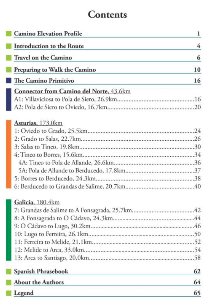 2023 & 2022 editions: Camino Primitivo Village to Village Guide)(W/FREE Passport)