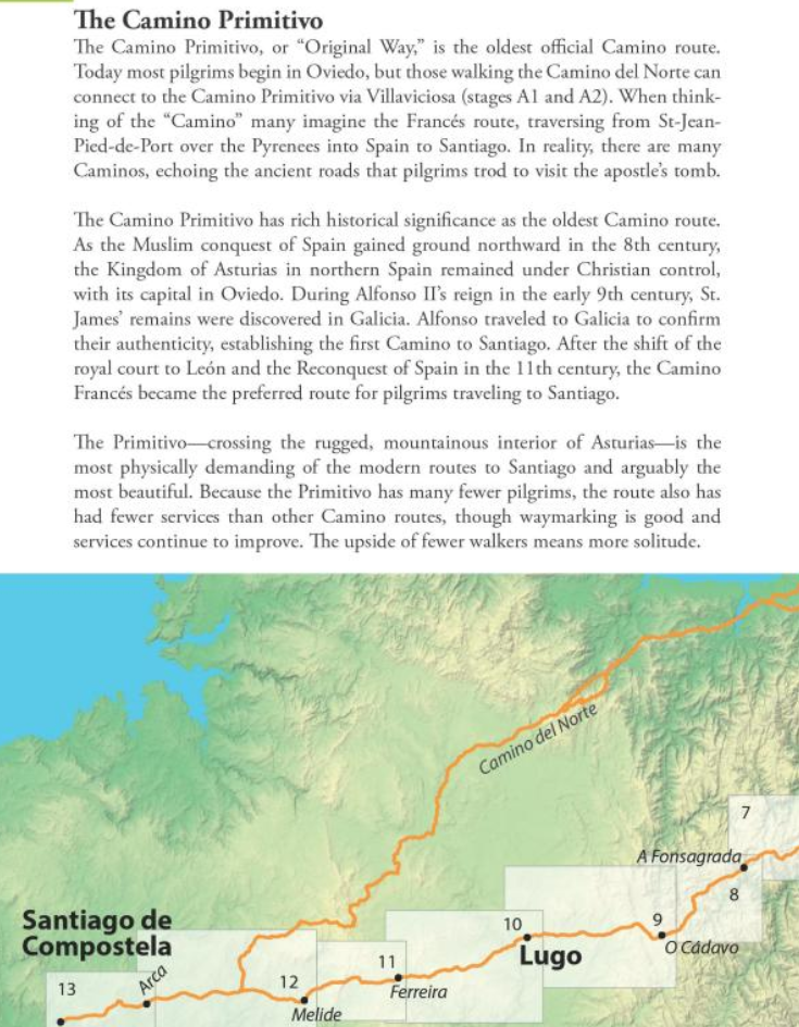 2023 & 2022 editions: Camino Primitivo Village to Village Guide)(W/FREE Passport)
