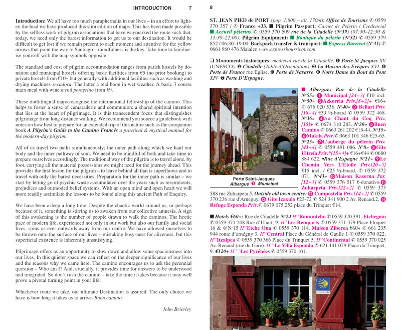 2022 edition: Maps Only Guide to the Camino Francés