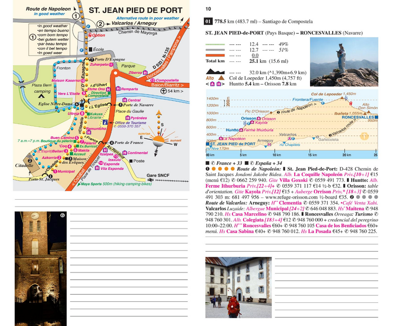 2022 edition: Maps Only Guide to the Camino Francés