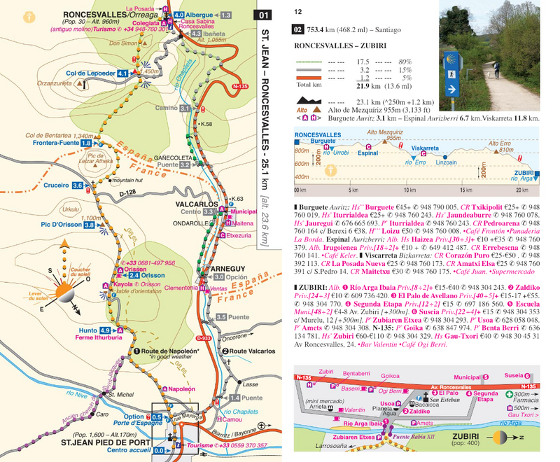 2022 edition: Maps Only Guide to the Camino Francés