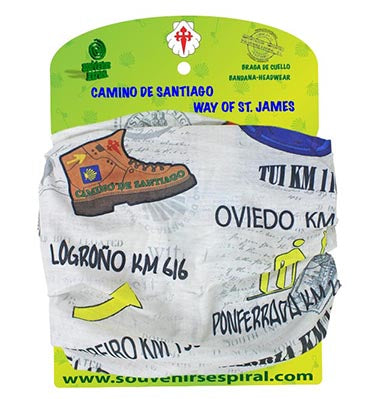 Camino distance Neck Warmer