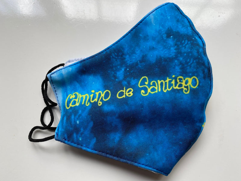 Reusable Camino de Santiago Mask (Shell and Camino design)