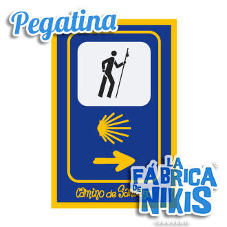 Camino de Santiago Sticker (3 logo)