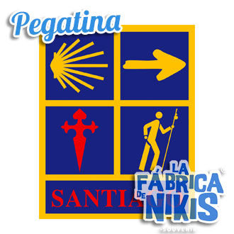 Camino de Santiago Sticker (4 logo)